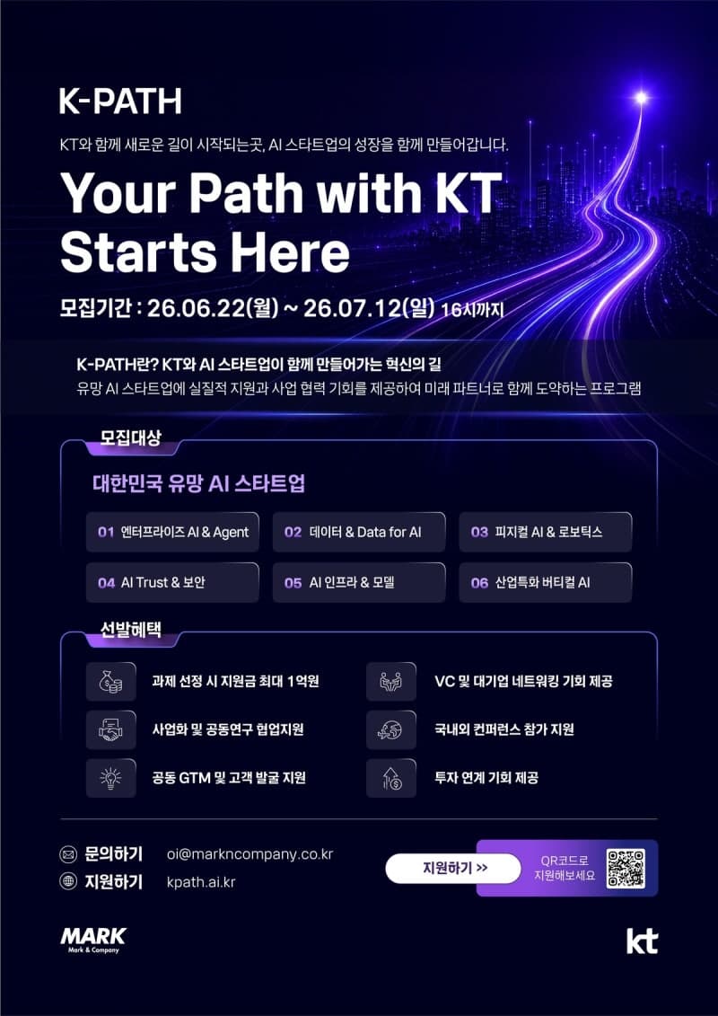 KT, 고객 AX 함께 이끌 'AI 스타트업' 발굴…최대 20개 기업 선정