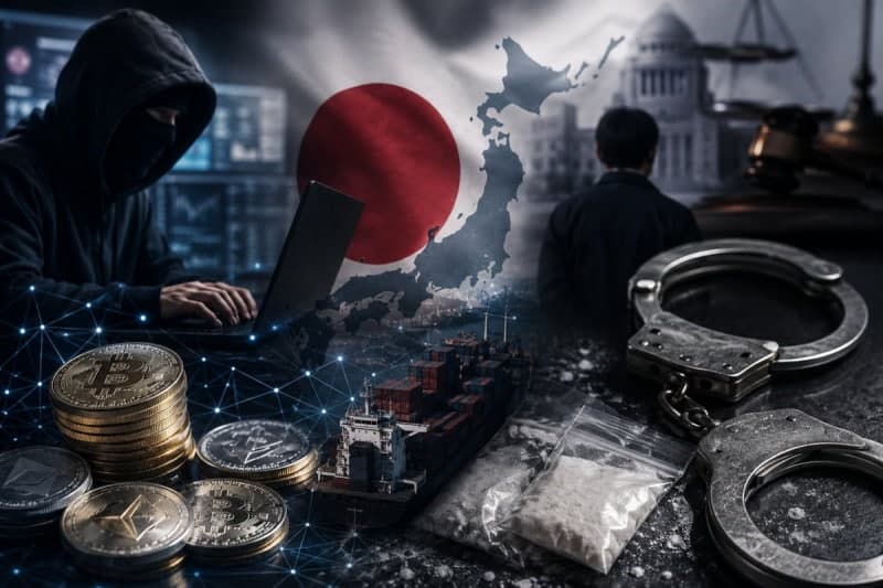 中 마약 조직, 일본 거점으로 '수억 엔대' 가상화폐 사기·자금세탁 정황