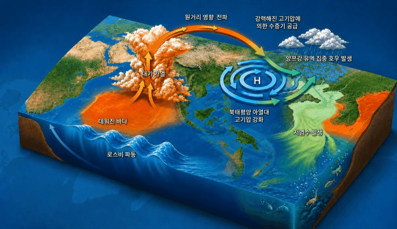KIOST "인도양 바닷속 파동이 양쯔강 홍수 키웠다…한국도 영향"