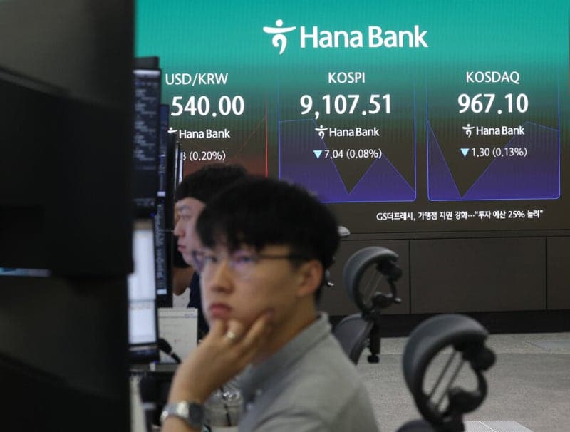 코스피·코스닥 동반 매도 사이드카 발동…증시 5%대 급락