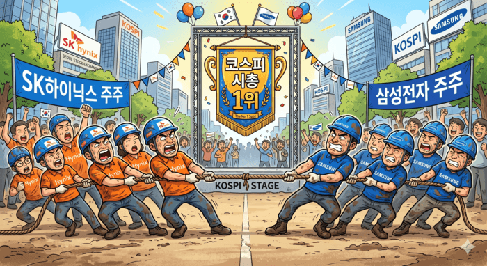 "하이닉스 시총, 삼전 넘으면 추락" 한 달 전 증권사 경고 재조명
