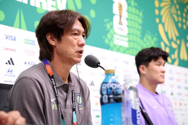 홍명보 감독 "비겨도 된다고 생각하는 순간 어려워져…승리하겠다" 남아공전 폭염 대비 완료