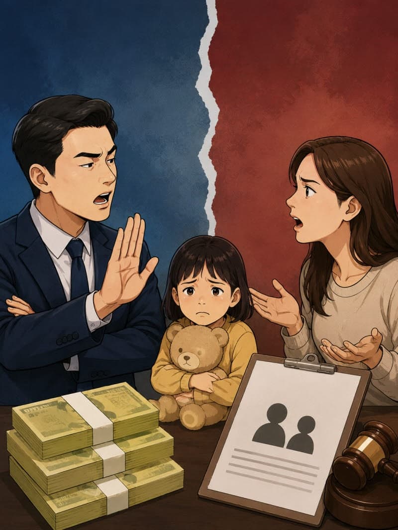 “네가 키우면 돈 못 줘”…월급 500만원 남편, 양육비 거부하며 친권만 요구