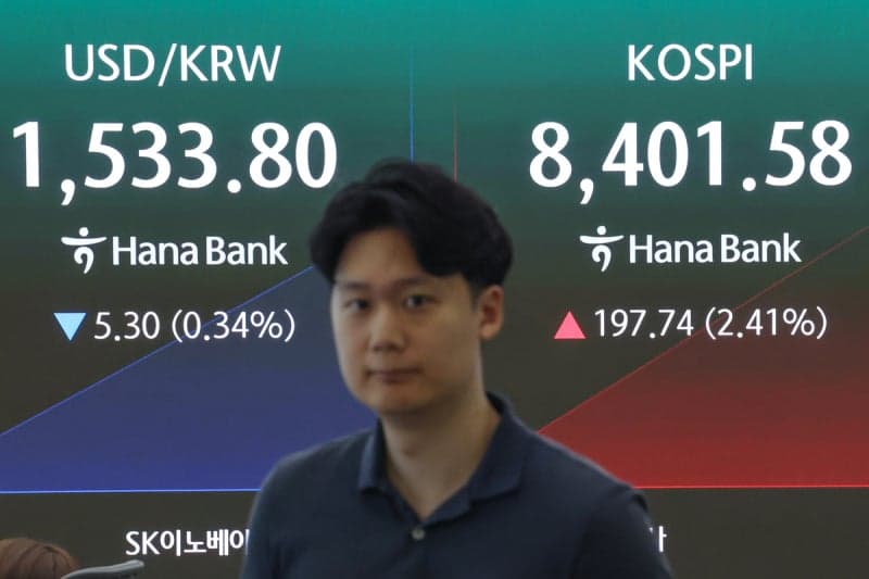 외국인 4일째 주식 팔자…17년 만에 1540원대 넘긴 韓 시장 ‘패닉’