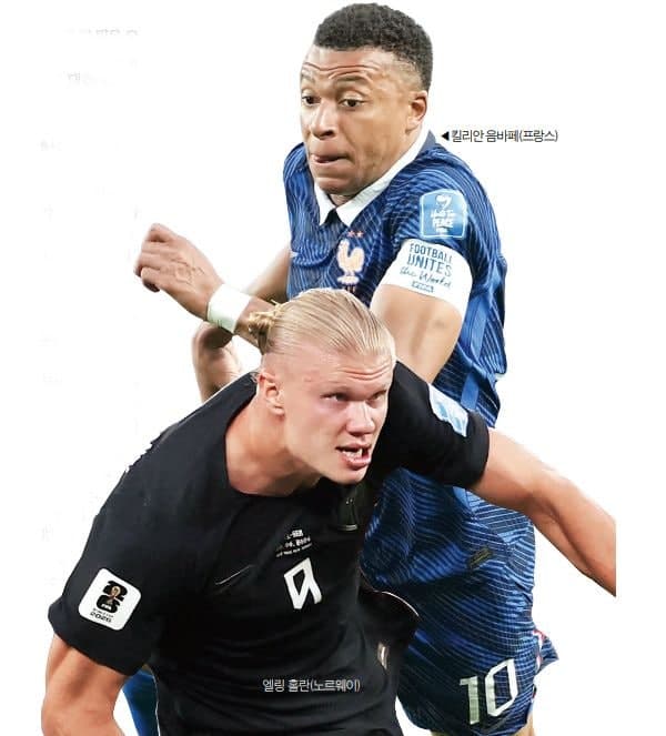 “메시가 넣으면 나도”… 홀란·음바페 또 멀티골, 득점왕 경쟁 불 지펴