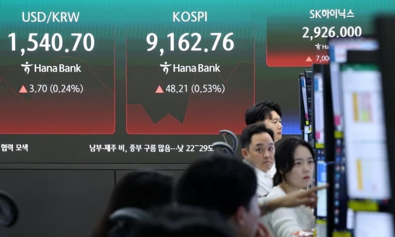 환율 1,540원대 마감…"금융위기 후 최고" 강달러·외국인 순매도