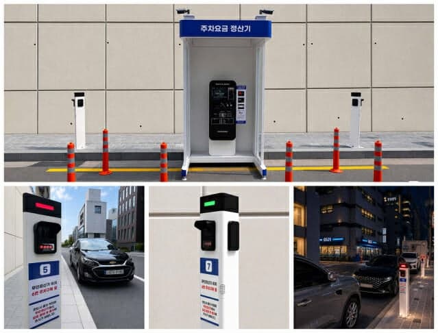 NHN 아이파킹, 강남구 '차세대 AI 무인 노상주차 시스템 실증' 완료…공영주차장 확산 나선다
