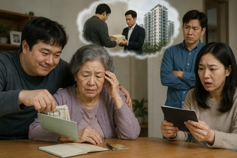 "치매 어머니 모시겠다"더니…1억 빼가 빚 갚고 재산 노린 큰아들의 '두 얼굴'