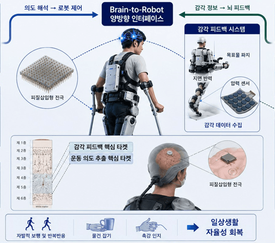 KAIST, "뇌 신호로 움직이는 로봇" 세계 첫 '뇌-로봇 인터페이스' 개발 착수