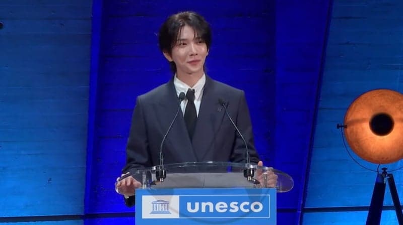 "스스로 꿈을 깎아내리지 마라"…세븐틴 조슈아, 유네스코서 청년 향한 '희망 연설'