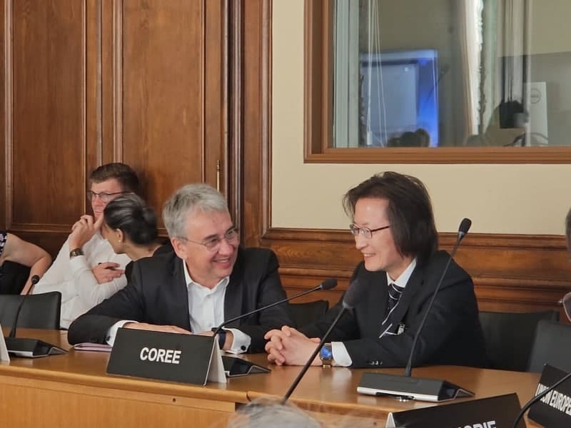 주병기 공정위원장, OECD서 '韓 담합 신고포상금 상한 폐지' 등 제도개편 소개