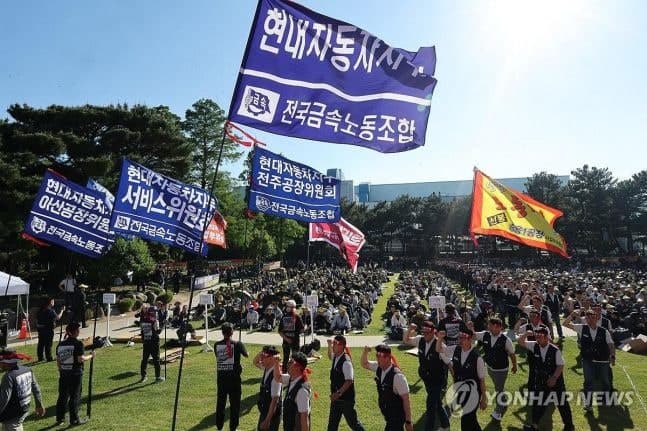 현대차, 지난해 16시간 파업에 3천억 손실…올해 악순환 되풀이되나