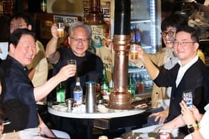 K-치안에 감탄한 젠슨 황 가족, 경찰에 감사