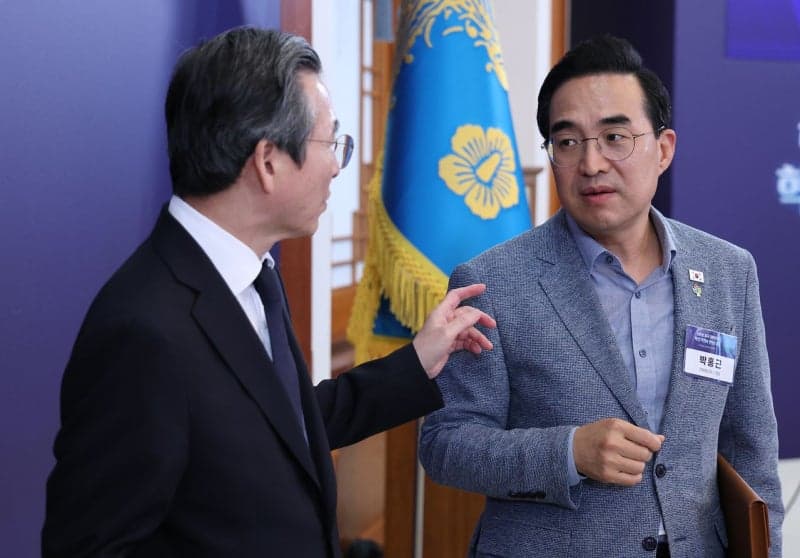 박홍근 "이재명은 재건축 아닌 프론티어…민주당 자중지란 멈춰야"