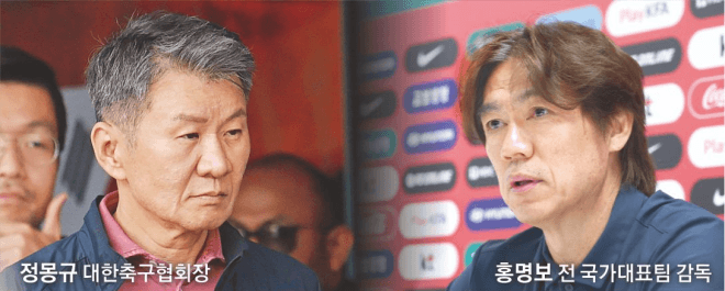 정몽규 헛발질 13년, 예견된 월드컵 광탈…'홍명보는 빙산의 일각'