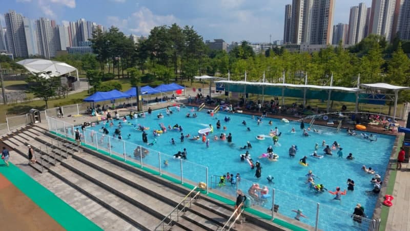 하남시 어린이 물놀이장 7곳, 개장 첫 주말 8천500명 방문 '북적'