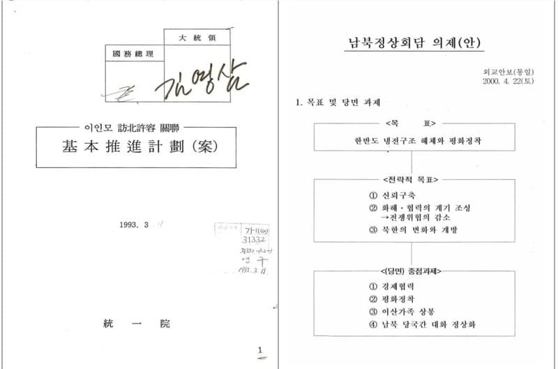 주5일제 논의·남북정상회담 의제, 대통령기록물 원문 3만1000건 공개