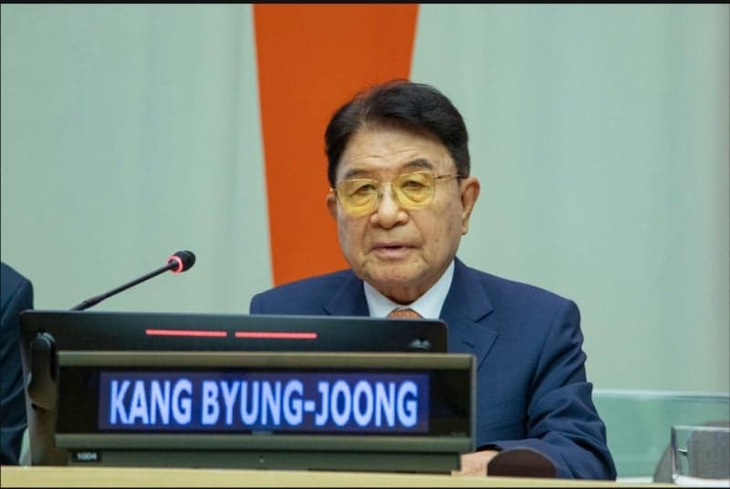 강병중 넥센그룹 회장, UN서 "AI 시대에도 기술 중심은 사람" 강조