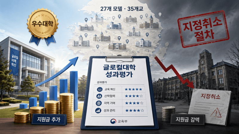 충북대·한국교통대, 2년 연속 D등급으로 '글로컬대학' 지정취소 위기