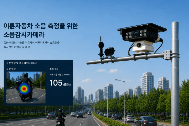 경기도, 전국 최초 이륜차 소음감시카메라 도입…의정부 등 시범운영