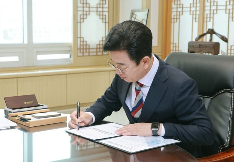 허태정 대전시장, 1호 결재는 '취임 100일 프로젝트'