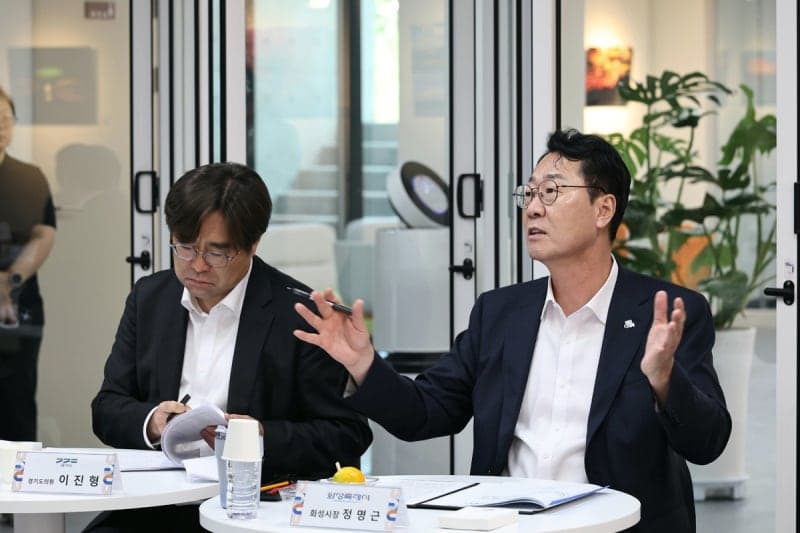 정명근 화성시장, 민선 9기 '성장·포용·공정' 선언…첫날부터 햇빛소득·통합돌봄 현장 챙기기