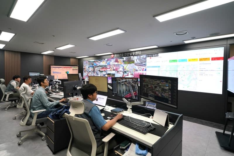 롯데건설, 전국 80개 현장에 '체감온도 IoT 모니터링 플랫폼' 가동…폭염 맞서 근로자 온열질환 예방