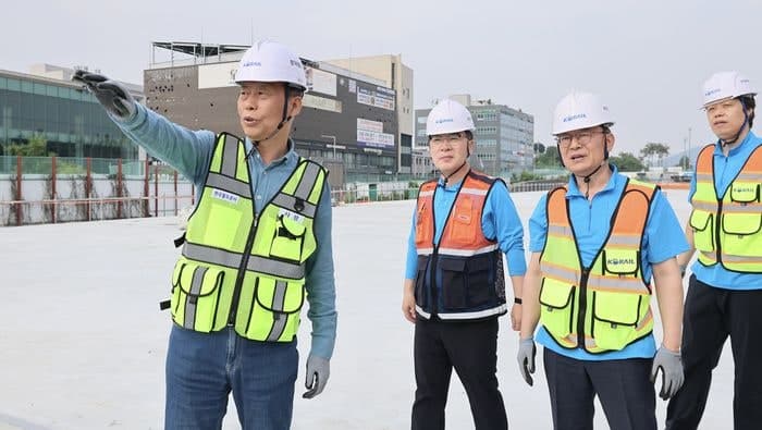 김태승 코레일 사장, 장마철 대비 도농~양정 철도복개 공사현장 안전점검