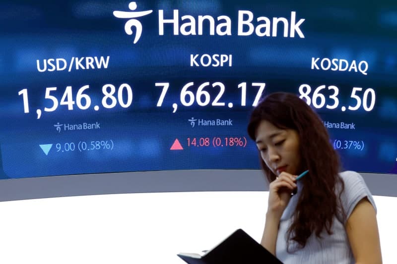코스피 7400선 붕괴, 외국인 매도 지속…반도체주 약세 심화