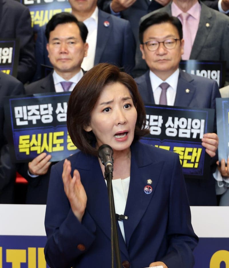 나경원 "7·7 입틀막법, 이재명 정권 몰락 자충수 될 것…'온라인 생존 매뉴얼' 돌아 검열 포비아 참담"