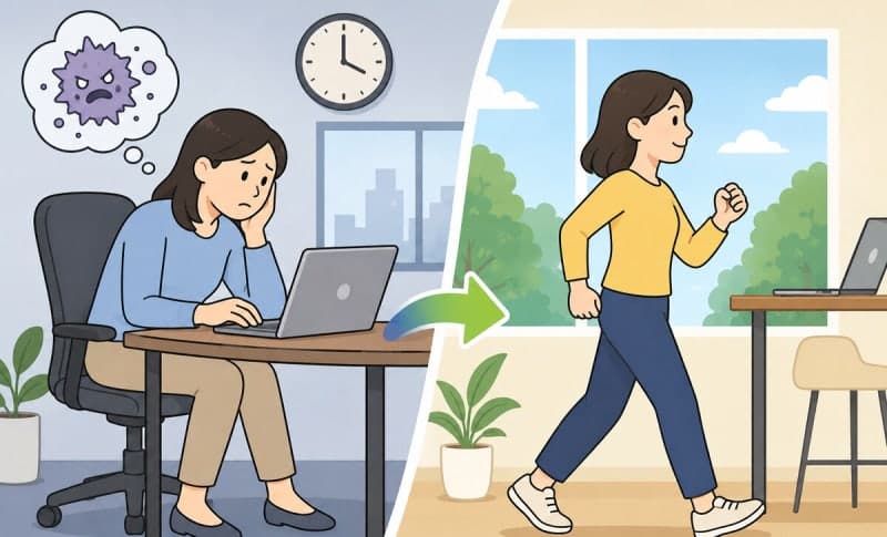 하루 1시간 더 오래 앉으면 암 사망 위험 9%↑…"30분 이상 앉아 있으면 1시간마다 암 위험 9% 올라가"