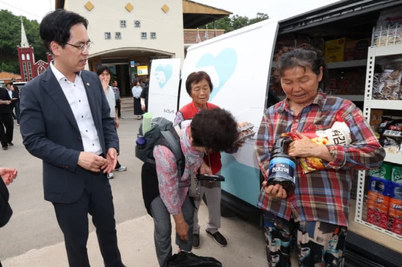 행안부-기아, 의성서 신선식품 배송 본격화…전국 확산 나선다