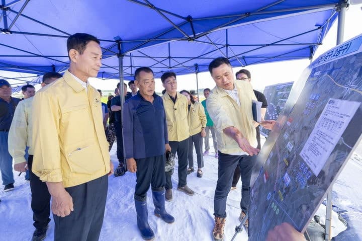 "발품 행정 시동" 최정호 익산시장, 상습 침수 지역 점검하며 '현장 밀착' 행보