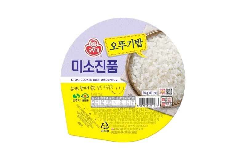 오뚜기, 경북 상주·예천 대표 품종 '미소진품' 담은 즉석밥 출시