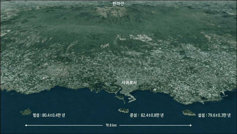 "제주 화산활동 비밀 푼다"…범섬·문섬·섶섬 80만년 전 비슷한 시기 솟아 '형제섬' 가능성