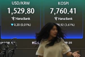 코스피 5%대 급락에 '매도 사이드카' 발동…삼성전자 6%대 하락