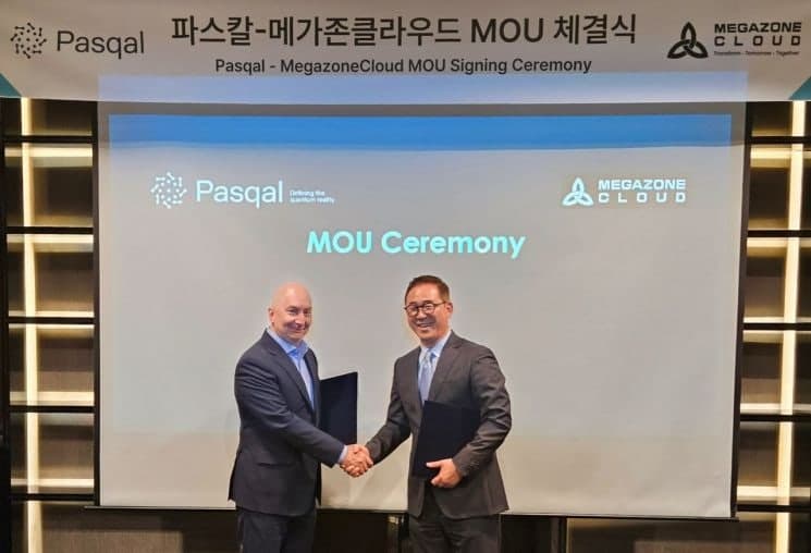 메가존클라우드, 글로벌 양자컴퓨팅 기업 파스칼과 MOU 체결…국내 도입 확산