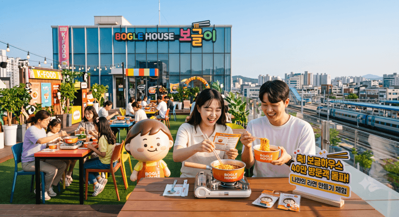 익산 '보글하우스' 40만명 찾았다…"K-라면 성지" 원도심 활성화