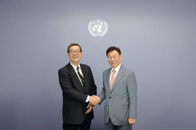 신상진 성남시장, 유엔본부서 '미래 모빌리티' 정책 발표…2027년 EST 포럼 성남 개최 공식화
