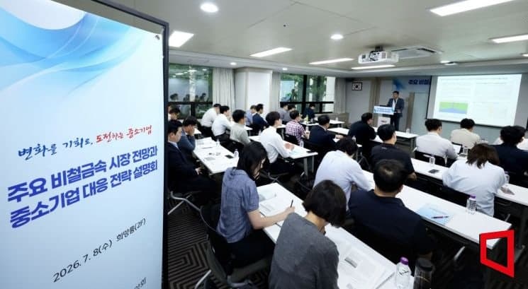중기중앙회, "구리 가격변동 지속…원가 변동 위험분담 지원" 비철금속 대응 전략 설명회 개최
