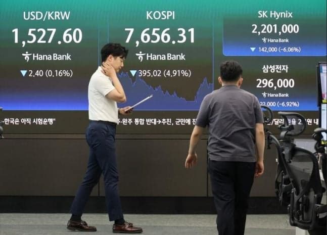 “천당 지옥 오간 삼성전자”…최대 실적에도 주가 7% 급락, 증권가는 “매수 기회”