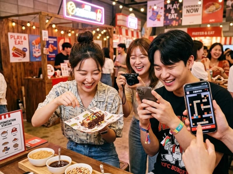 KFC, 광고 속 게임 '오통파이터' 현실로…고객 참여형 콘텐츠로 Z세대와 소통 강화