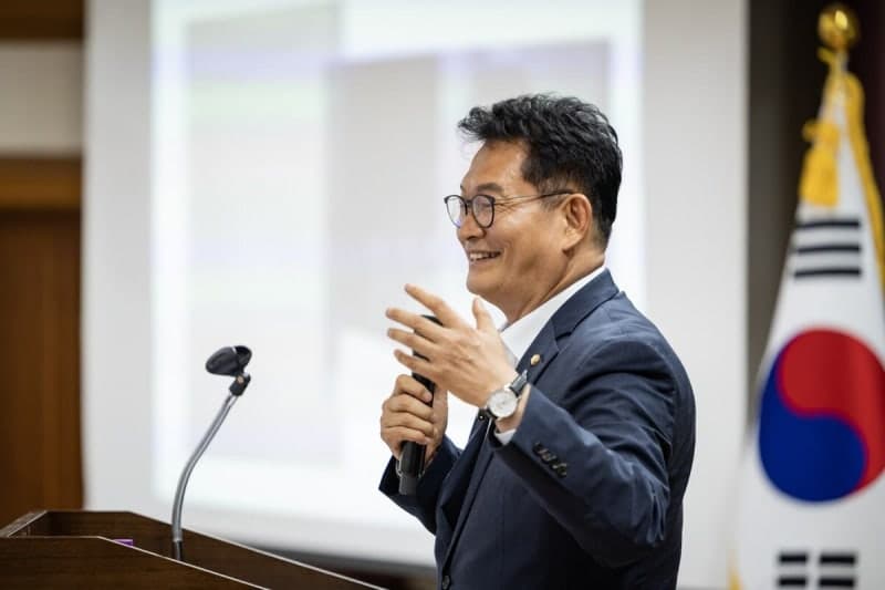 송영길, 광주서 당대표 출마 선언 "호남 반도체 속도전 직접 챙긴다"