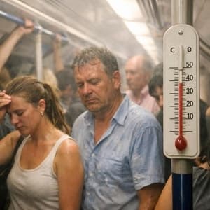 “사우나 하려면 지하철 타세요” 런던 지하철, 에어컨 없이 40도 육박