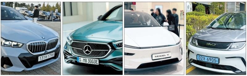 테슬라·BYD 질주…신차 4대 중 1대는 수입차, 점유율 25% 첫 돌파