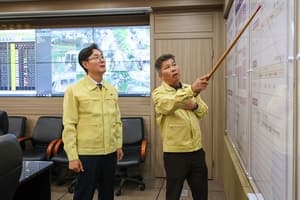 최동민 동대문구청장, 빗물펌프장 긴급 점검…“집중호우 선제 대응”