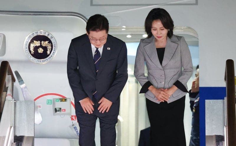 이 대통령, NATO·몽골 순방 마치고 귀국..."방산·경협 성과"