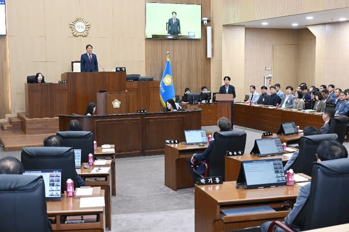 울주군의회, 민선 9기 첫 업무보고 청취하며 12일간 임시회 개회