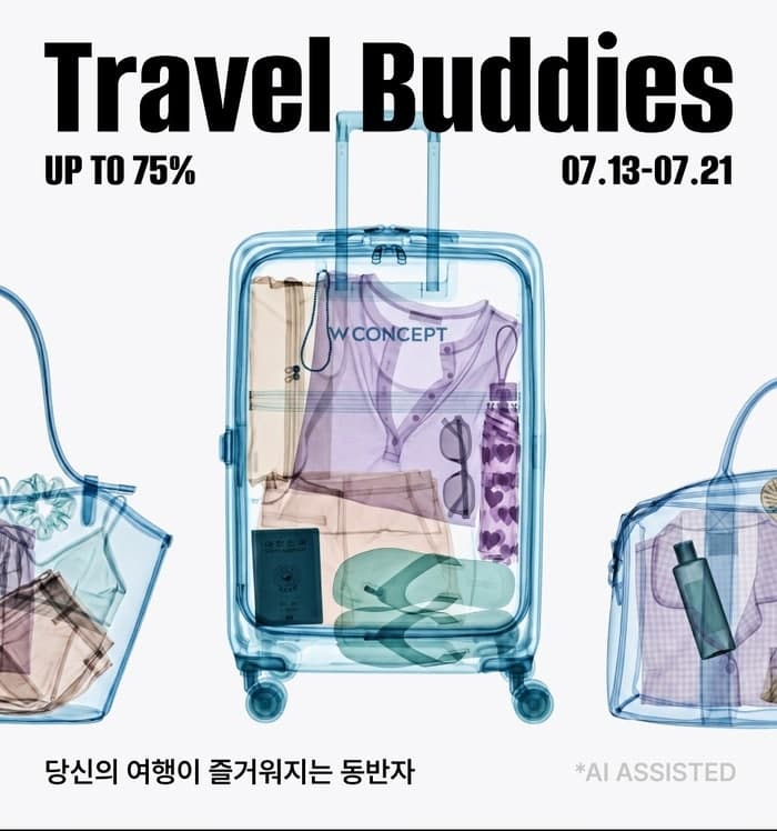 W컨셉 "휴가도 양극화"…바캉스·홈캉스 수요 동반 증가, '트래블버디' 행사 진행