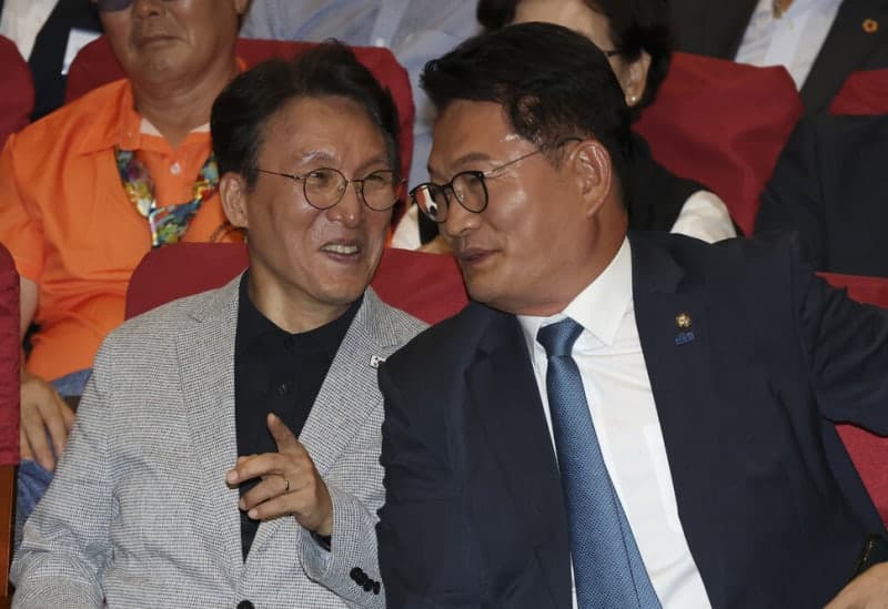 김민석·송영길 "명청대전 안 된다"…"대표 교체 못 하면 당 흔들려"